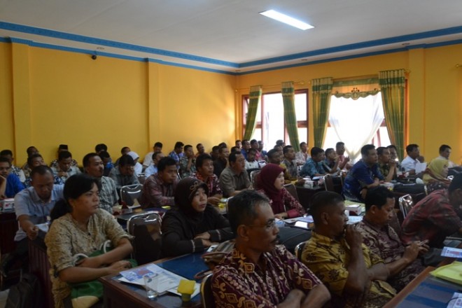 Peserta sosialisasi guru favorit JE 2015 Tanjab Barat